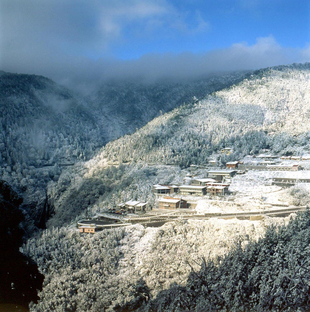 太平山の雪景色