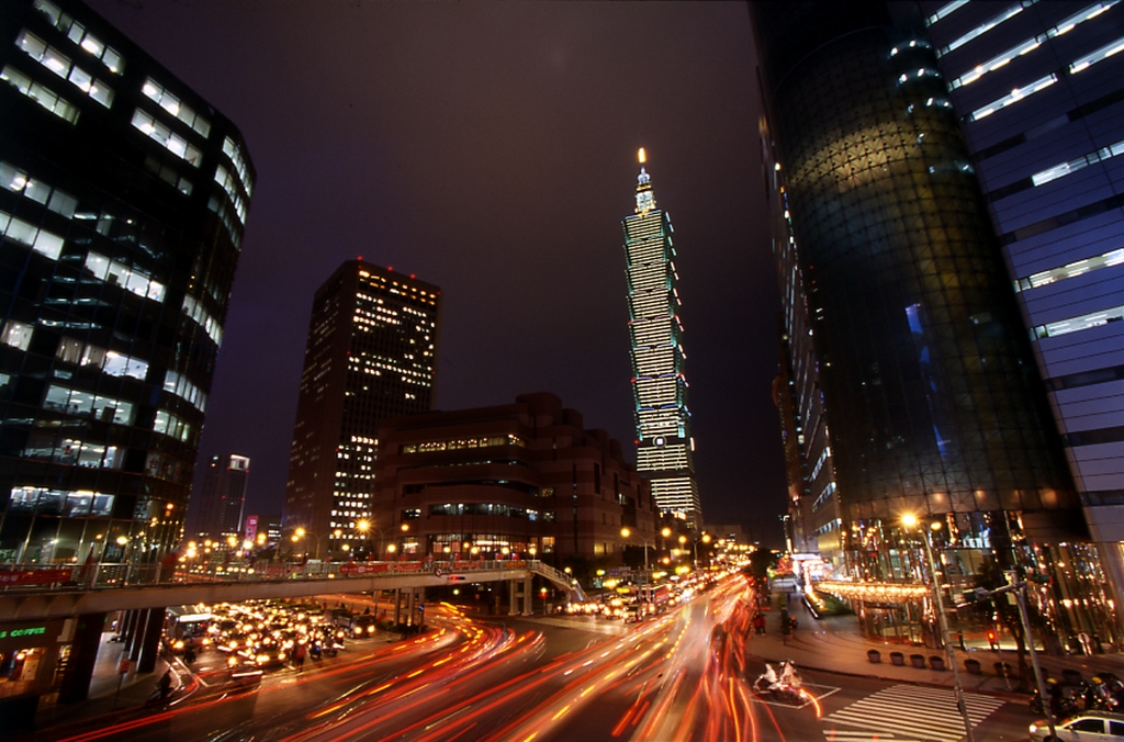 信義商圏の夜景