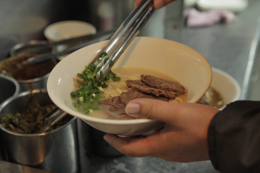 美味しい牛肉麺