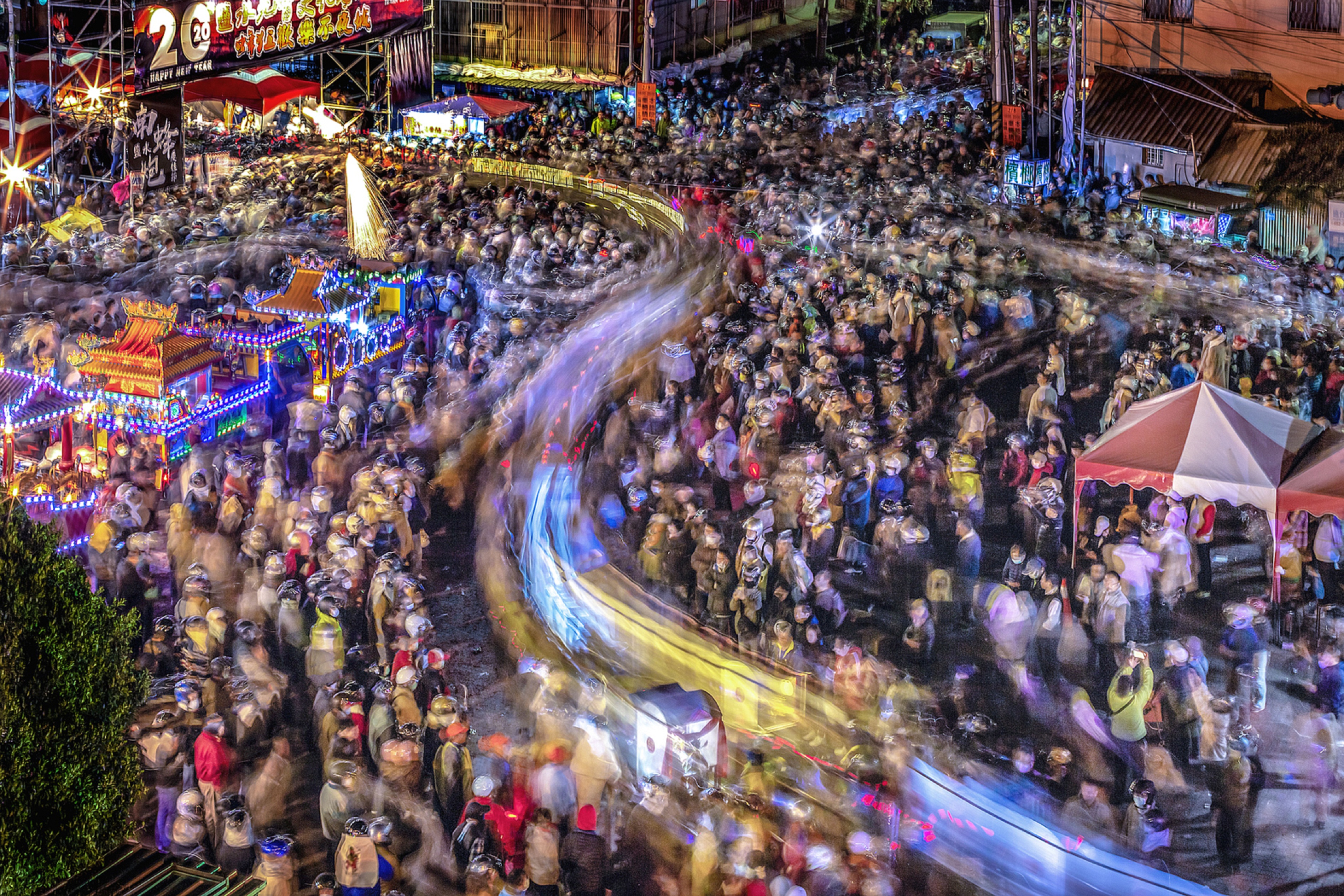 2026 台湾慶元宵-塩水蜂炮（爆竹祭り）