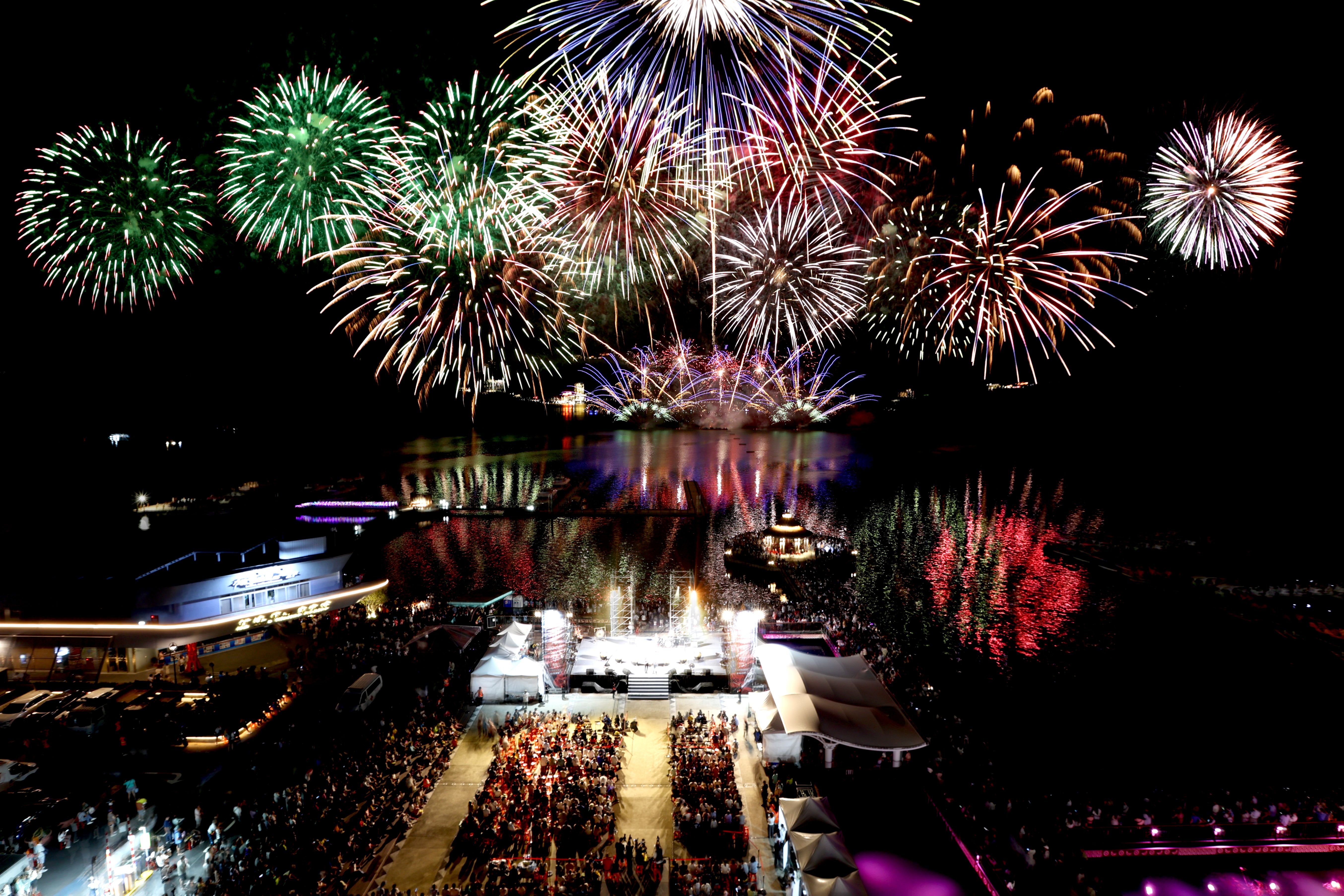 2025日月潭花火音乐嘉年华 九天威震响明潭 烟火