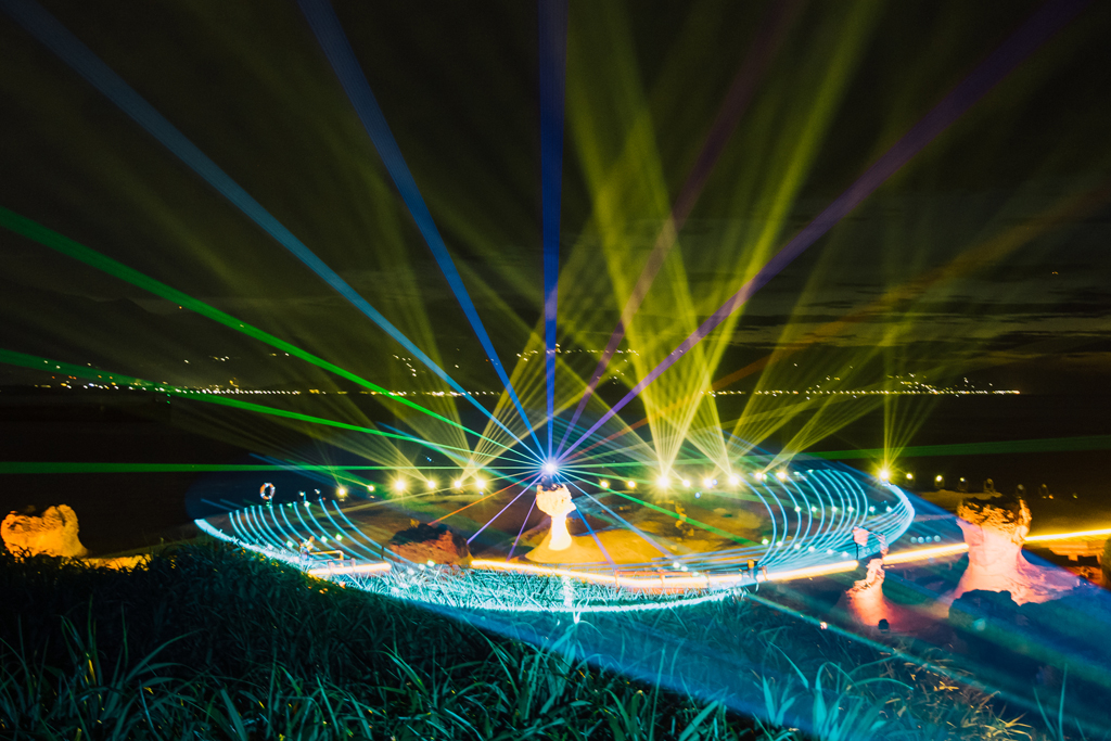 野柳石光-女王夜間訪問-04  年度：2023  写真提供：北海岸及觀音山國家風景區管理處