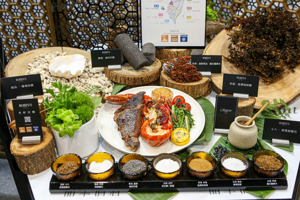 台湾美食展では会場で各種台湾料理や食材を展示  年度：2023  写真提供：台湾観光協会