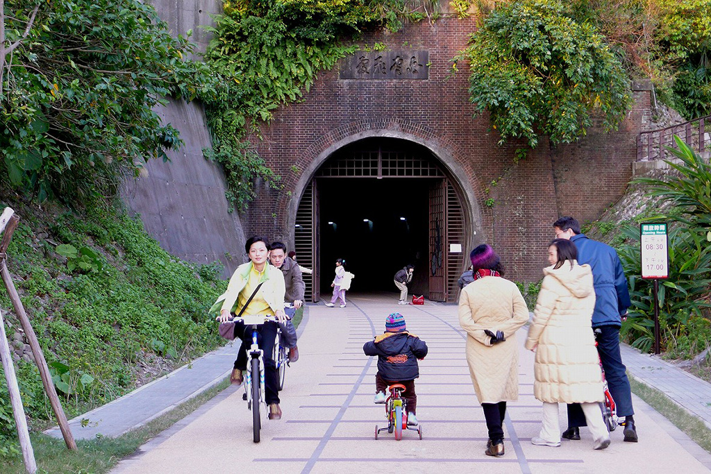 福隆駅に近い旧草嶺隧道