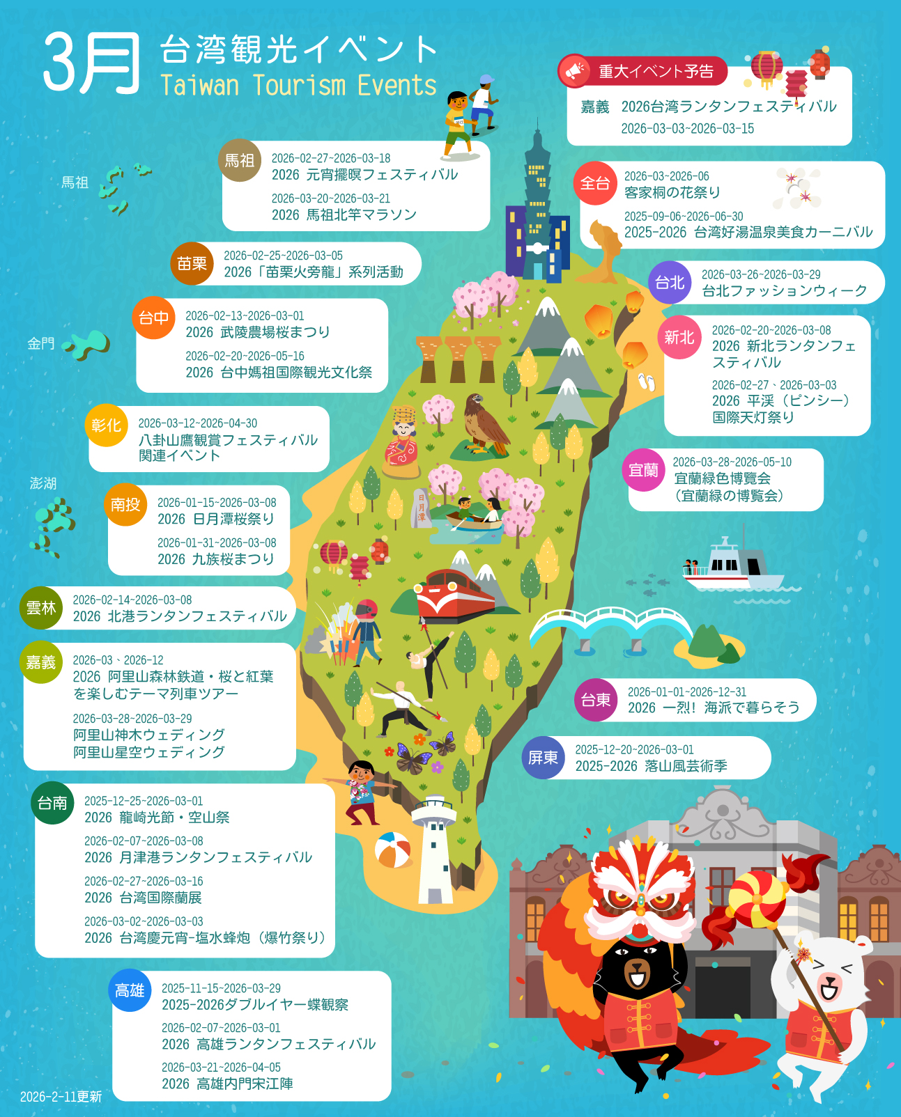 3月台湾イベント