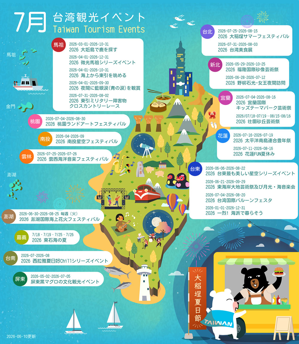 7月台湾イベント